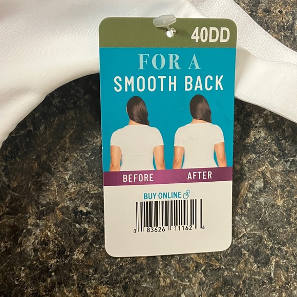 1/17 NWT vanity fair white underwire bra 40DD style # 76571 - Picture 2 of 6